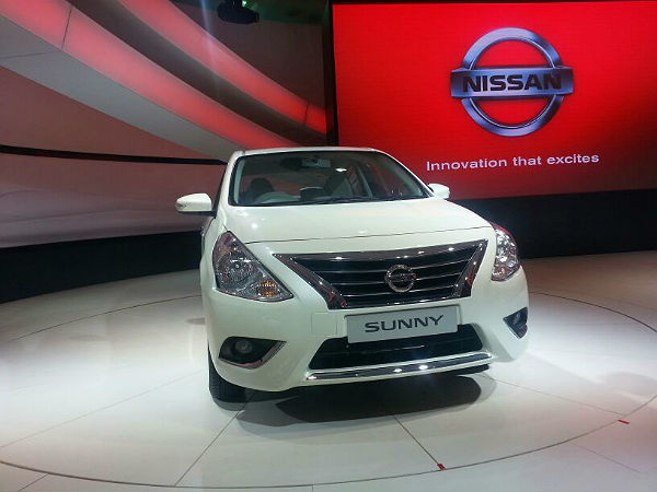 Nissan Sunny Facelift Exterior