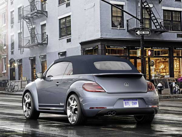 VW Beetle Cabriolet Denim Concept Revealed! 